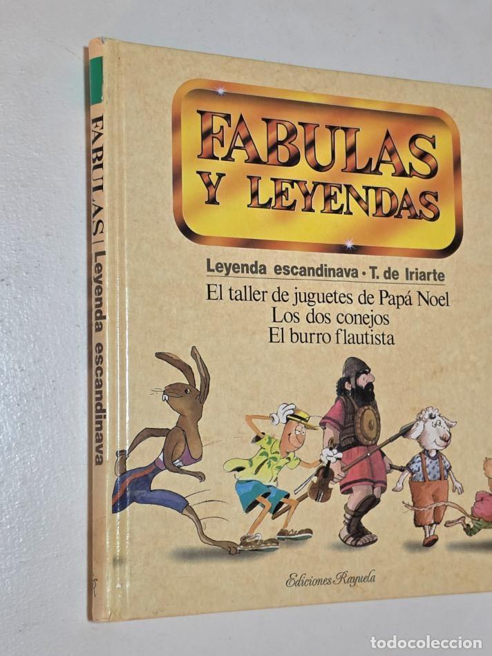 Libros de segunda mano: F&Aacute;BULAS Y LEYENDAS. EL TALLER DE JUGUETES DE PAP&Aacute; NOEL. LOS DOS CONEJOS. EL BURRO FLAUTISTA - LEYEND