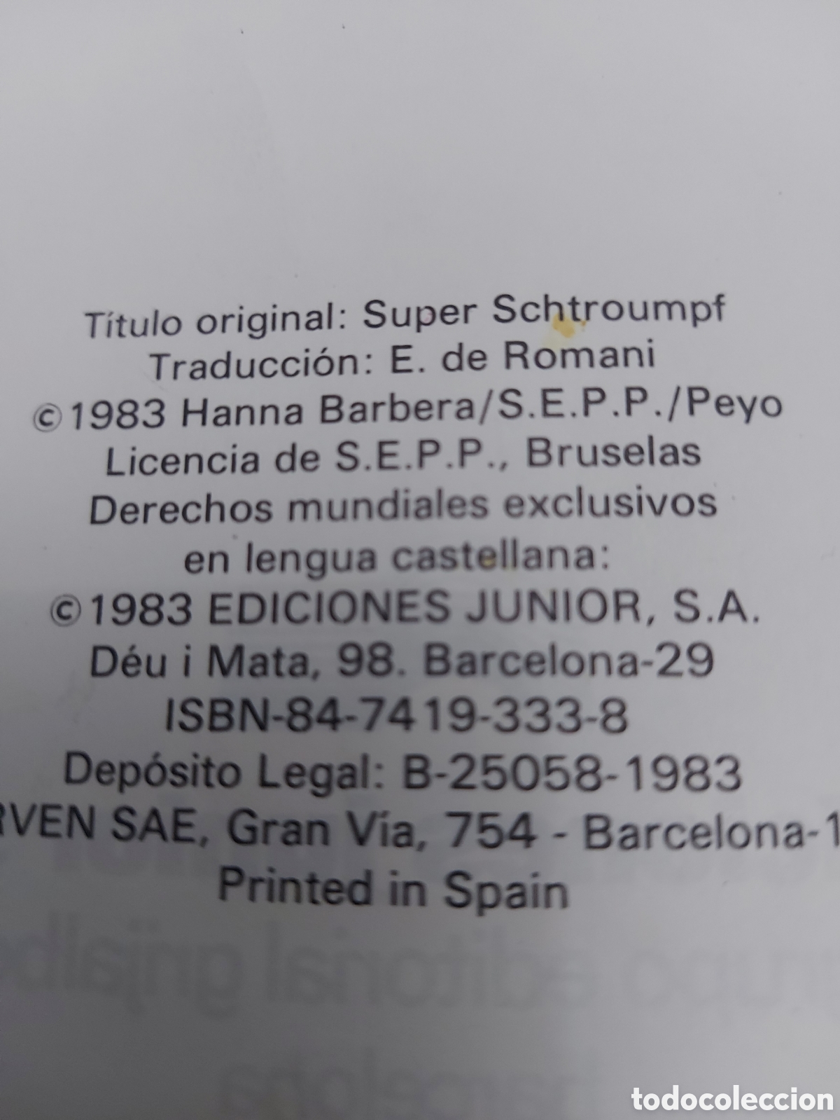 Libros de segunda mano: EL SUPERPITUFO a&ntilde;o 1983 - Foto 2