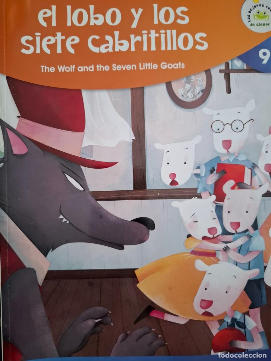 Libros de segunda mano: el lobo y los siete cabritillos the wolf and the seven little goats Hnos. Grimm biling&uuml;e esp ingl&eacute;s