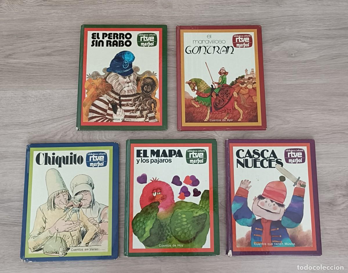 Libros de segunda mano: Biblioteca Infantil RTVE MARPOL, 5 Ejemplares, CASCANUECES, CHIQUITO, EL MAPA DE LOS PAJAROS etc