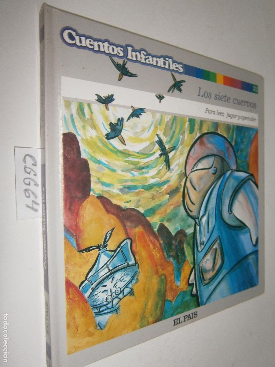 Libros de segunda mano: CUENTOS INFANTILES PARA LEER, JUGAR Y APRENDER - LOS SIETE CUERVOS