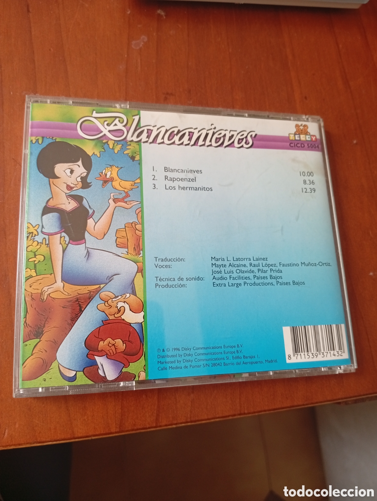 Libros de segunda mano: CD CUENTOS INFANTILES BLANCANIEVES RAPUNZEL LOS HERMANITOS - Foto 2