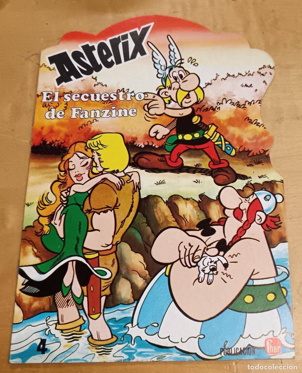 Libros de segunda mano: CUENTO TROQUELADO ASTERIX N&ordm; 4 EL SECUESTRO DE FANZINE EDITORIAL FHER A&Ntilde;O 1981