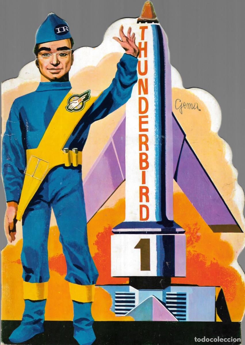 Libros de segunda mano: CUENTO TROQUELADO N&ordm; 76 - THUNDERBIRD LOS GUARDIANES DEL ESPACIO - EDIGRAF, 1&ordf; Ed. 1967.