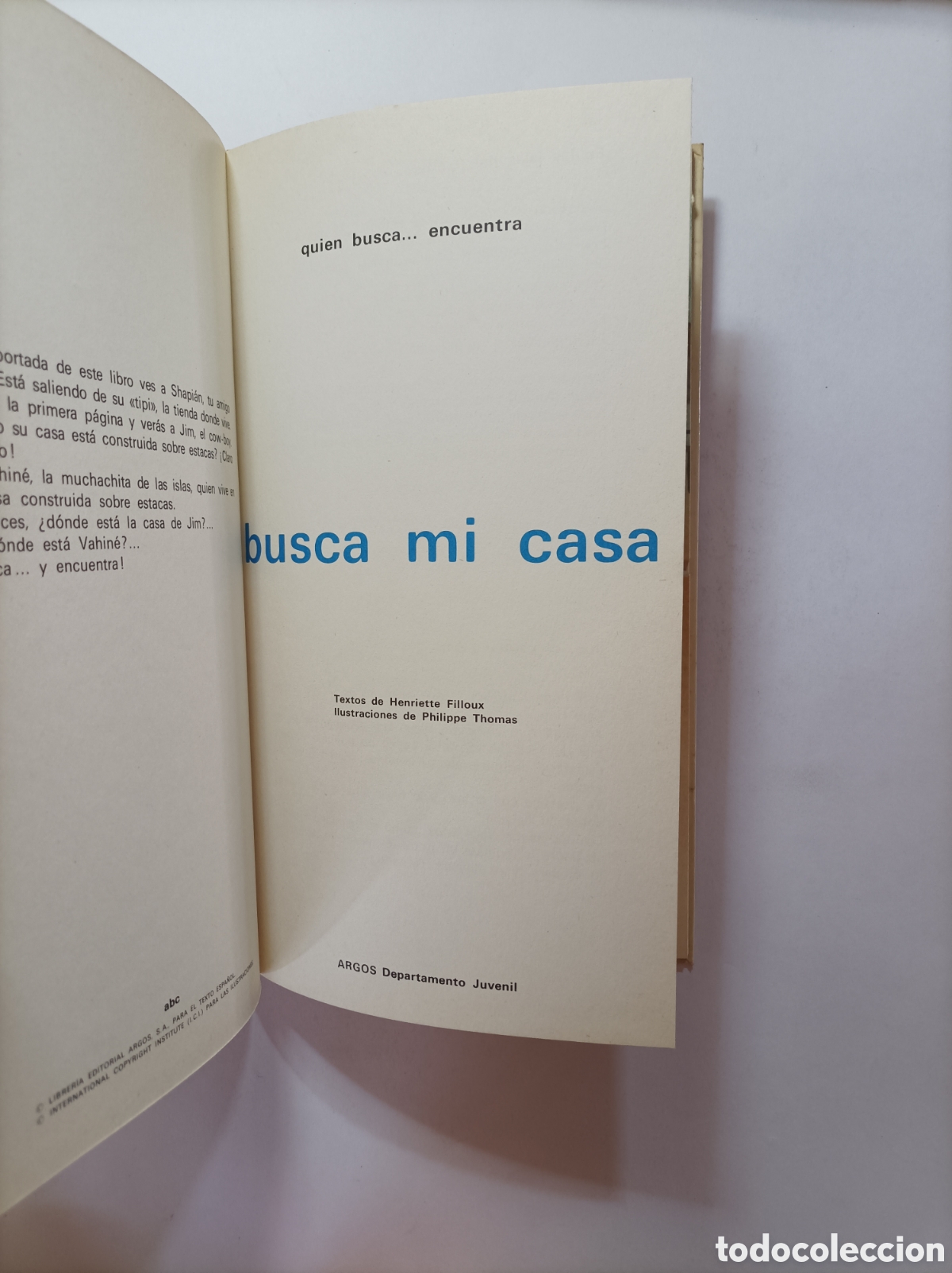 Libros de segunda mano: BUSCA MI CASA. ARGOS. - Foto 2