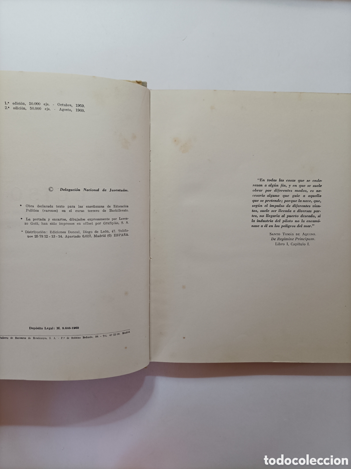 Libros de segunda mano: LUISO. S&Aacute;NCHEZ -SILVA. LUIS DE DIEGO. DONCEL. - Foto 4