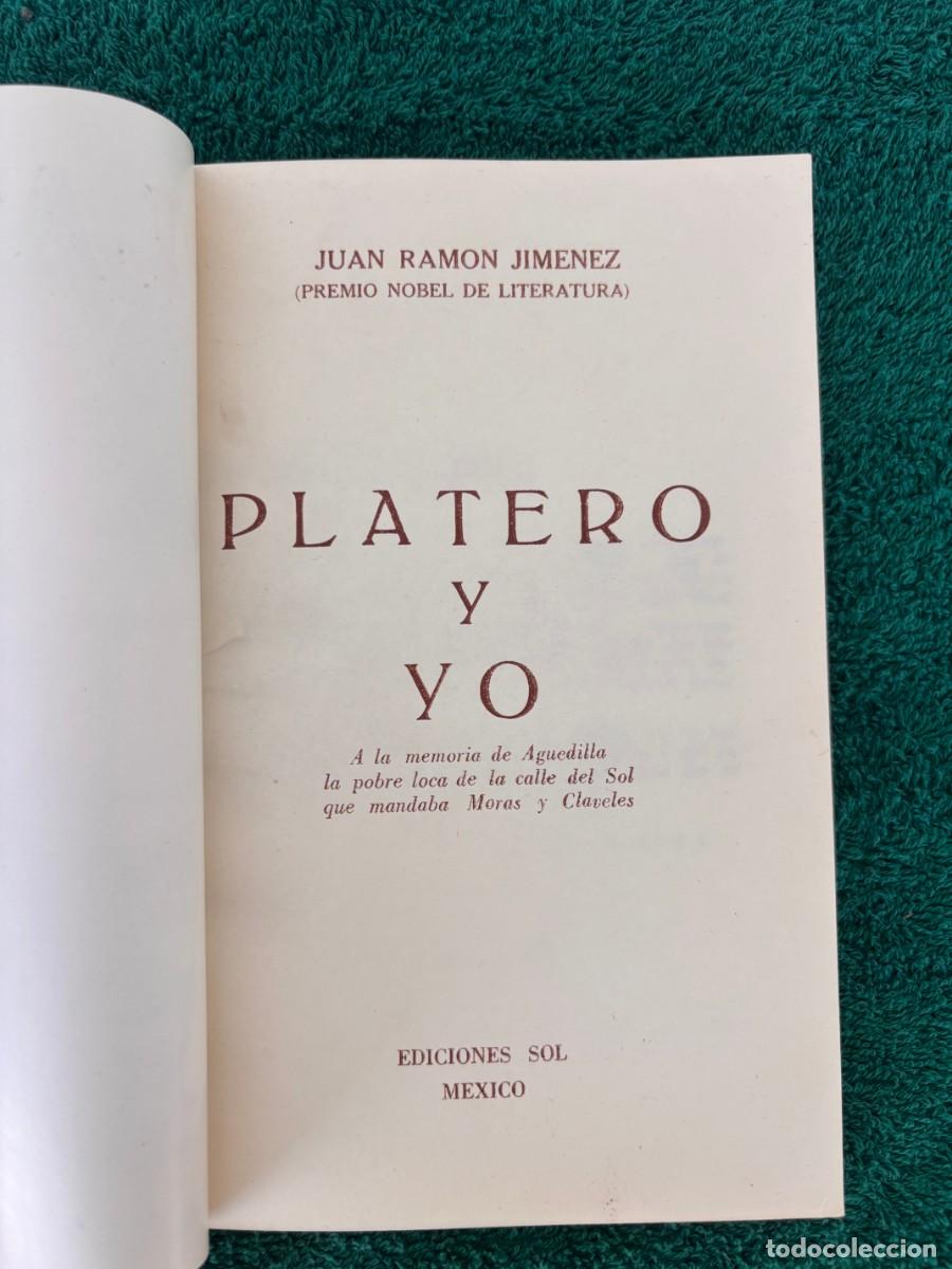 Libros de segunda mano: Platero y yo - Juan Ram&oacute;n Jim&eacute;nez - Foto 4