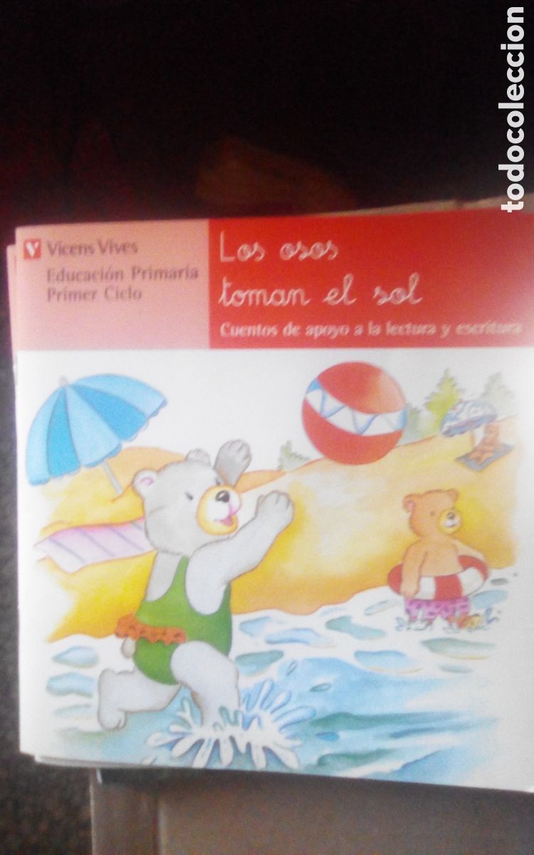 Libros de segunda mano: Cuentos de apoyo a la lectura y escritura. N&deg; 1, los osos toman el sol. Vicens Vives, a&ntilde;o 2001.