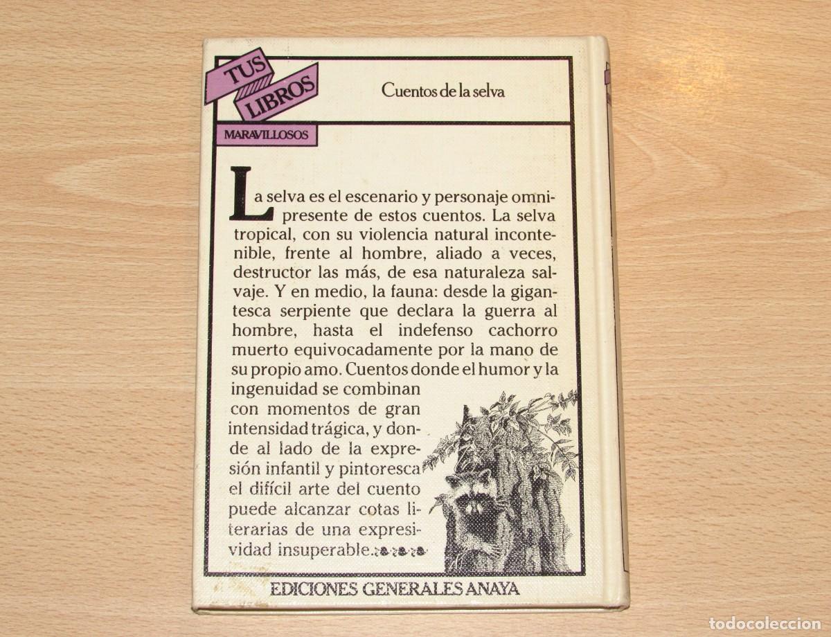 Libros de segunda mano: Cuentos de la selva Horacio Quiroga Anaya 1984 - Foto 2