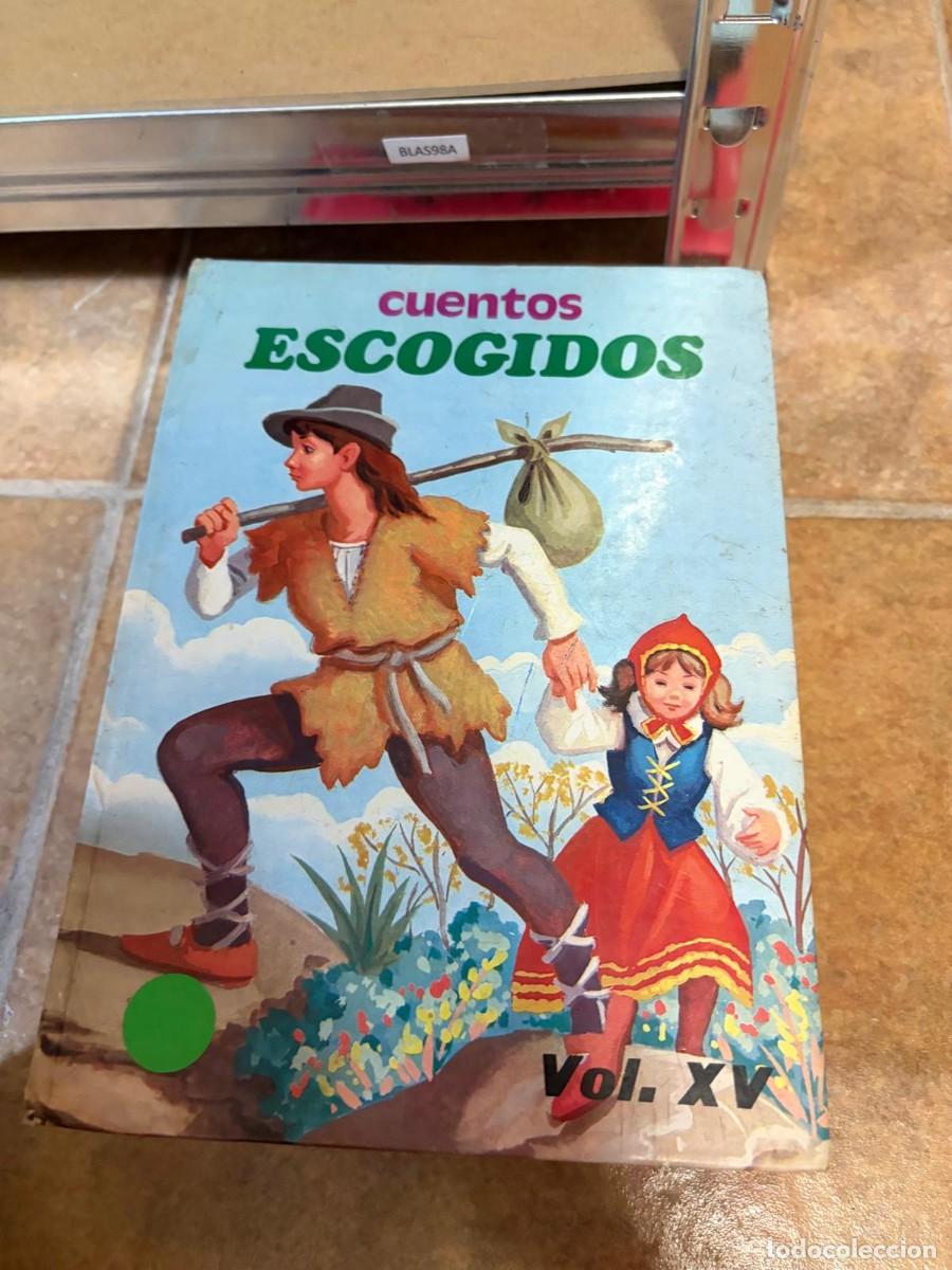 Libros de segunda mano: BLAS98A cuentos ESCOGIDOS Vol. XV susaeta, nombre del anterior propietario