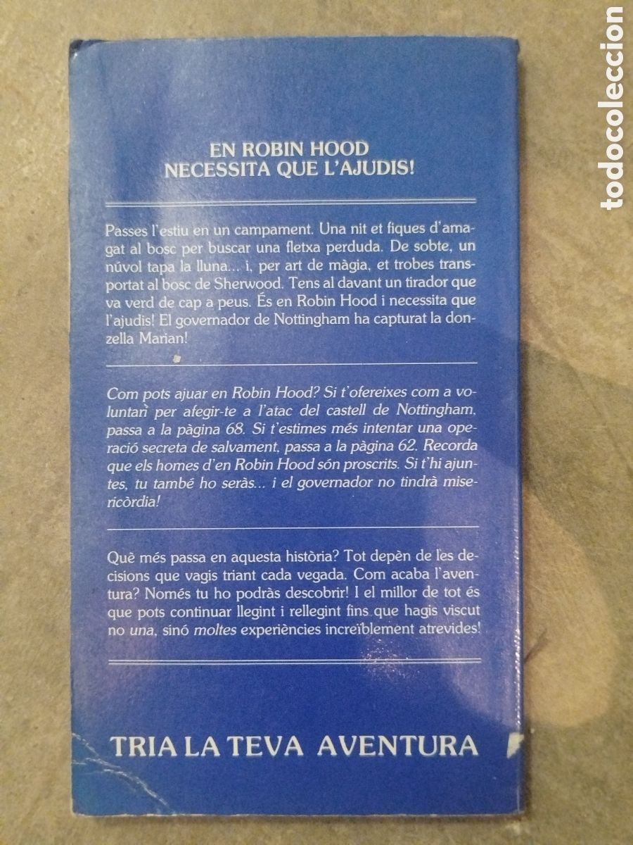 Libros de segunda mano: Libro timun mas (en catal&agrave;) Robin hood - Foto 2