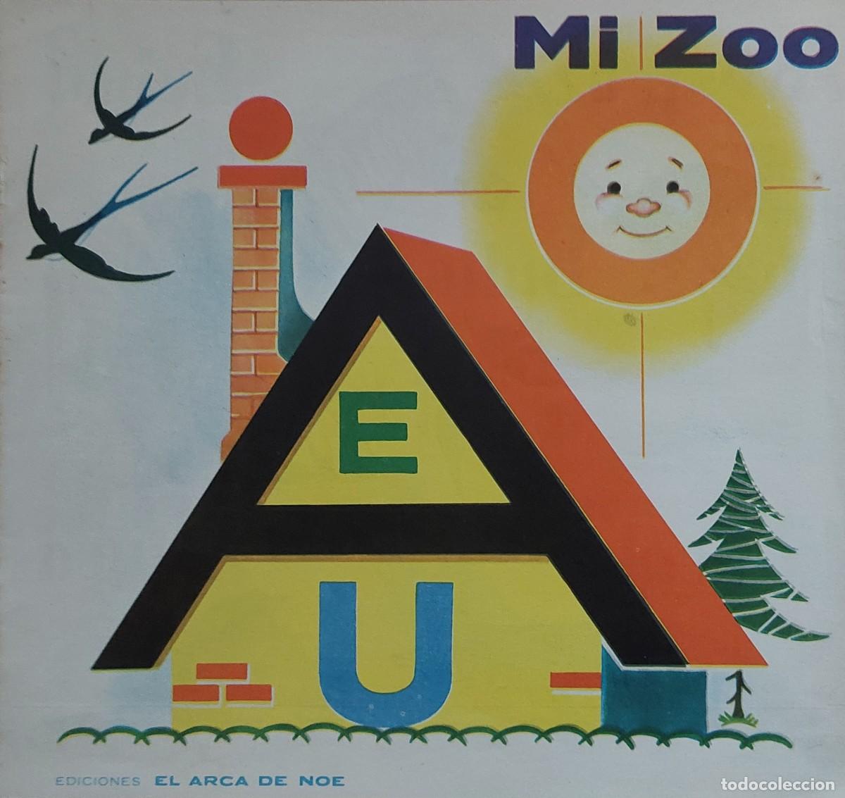 Second hand books: ANTIGUO CUADERNO INFANTIL ( MI ZOO ) DE EDICIONES EL ARCA DE NOE 1962