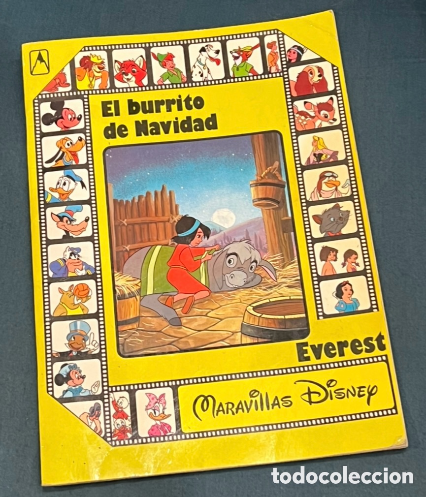 Libros de segunda mano: Libro. F. Capdevila. &ldquo;El burrito de Navidad&rdquo;. Ed. Everest. Maravillas Disney. 1987.