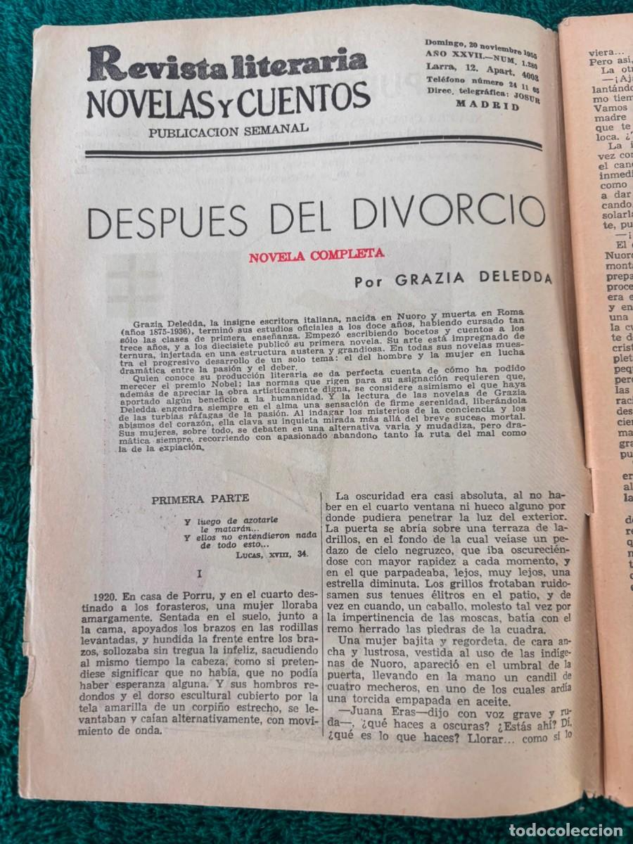 Libros de segunda mano: Despues del divorcio - Grazia Deledda - Foto 3