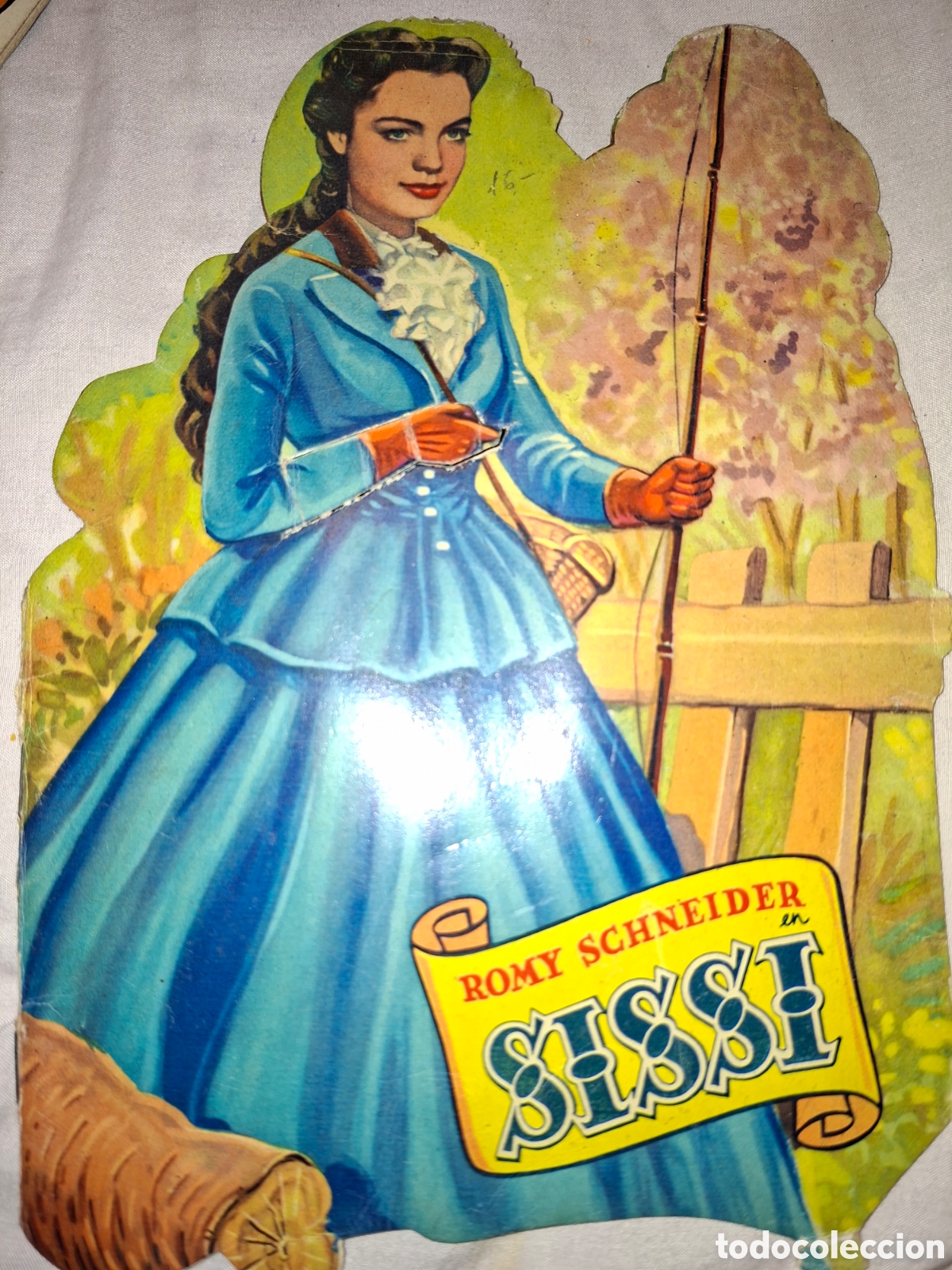 Libros de segunda mano: SISSI. CUENTO TROQUELADO ROMY SCHNEIDER. EDITORIAL FHER. A&Ntilde;O 1957. PESO 150 GR.