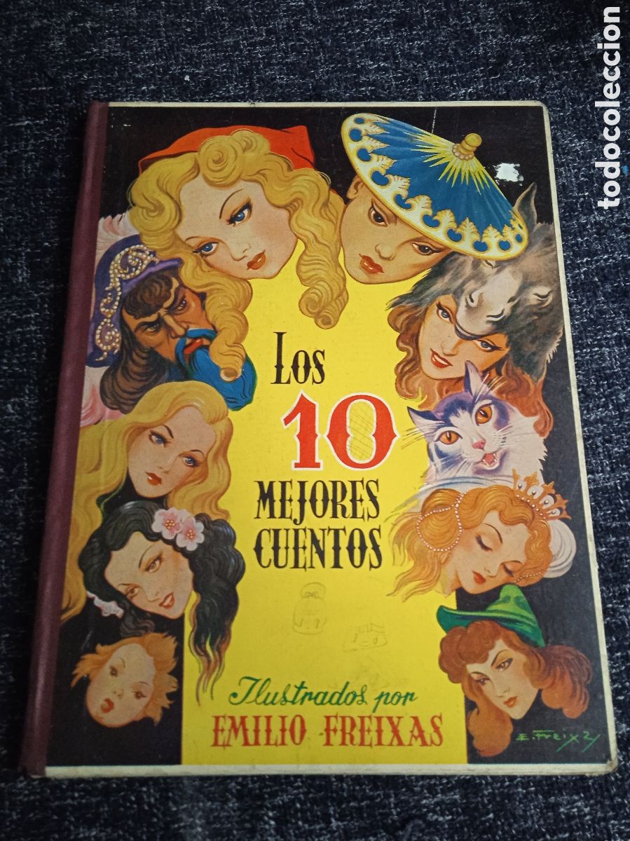Libros de segunda mano: LOS 10 MEJORES CUENTOS,ILUSTRADOS - EMILIO FREIXAS