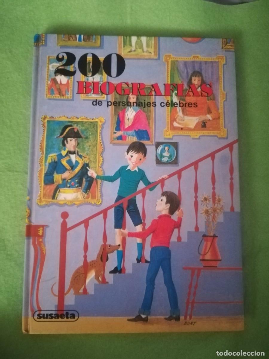 Libros de segunda mano: 200 biografias de personajes celebres susaeta ediciones 1979