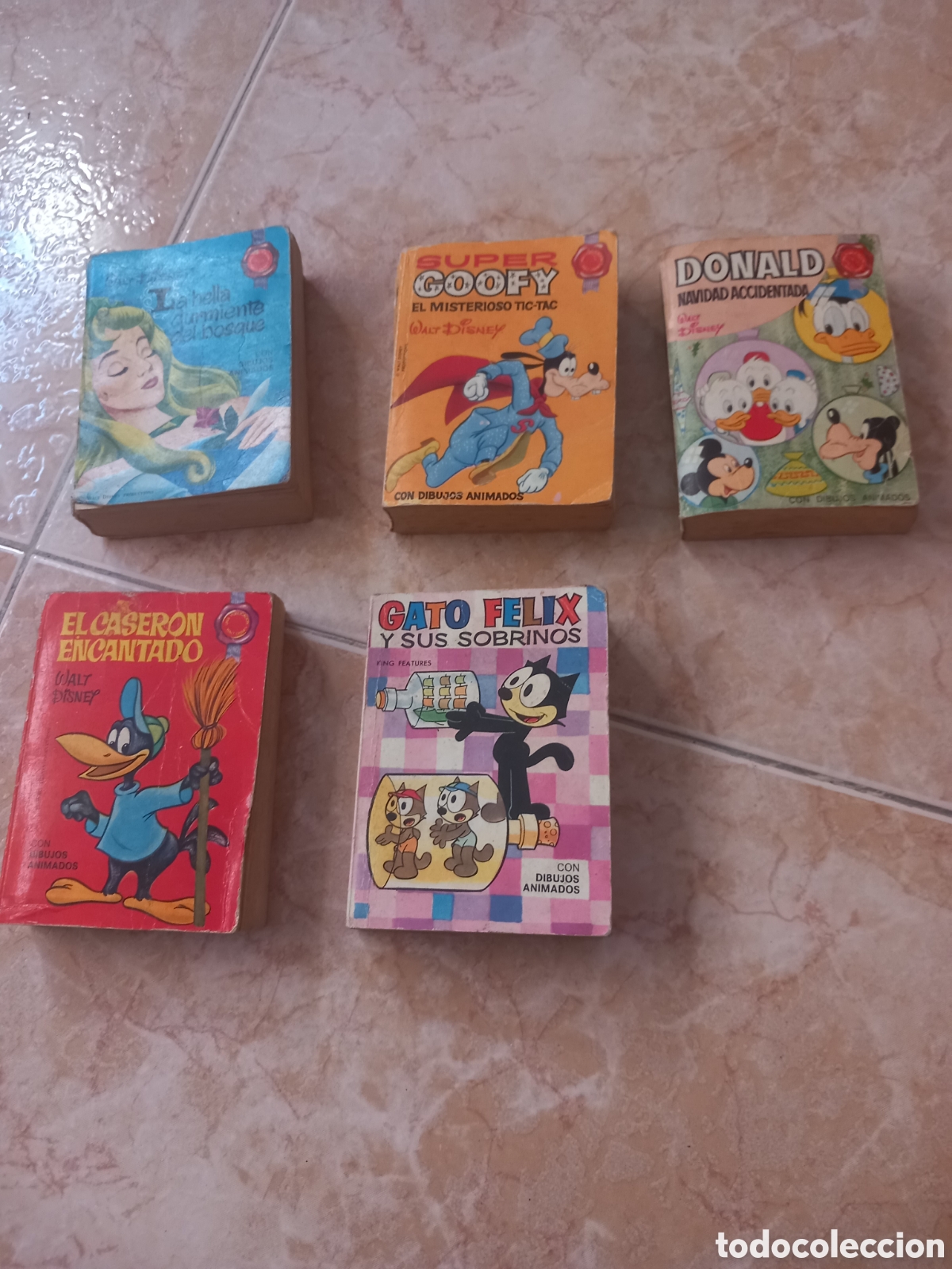 Libros de segunda mano: Mini libros colecci&oacute;n Walt Disney de 1967