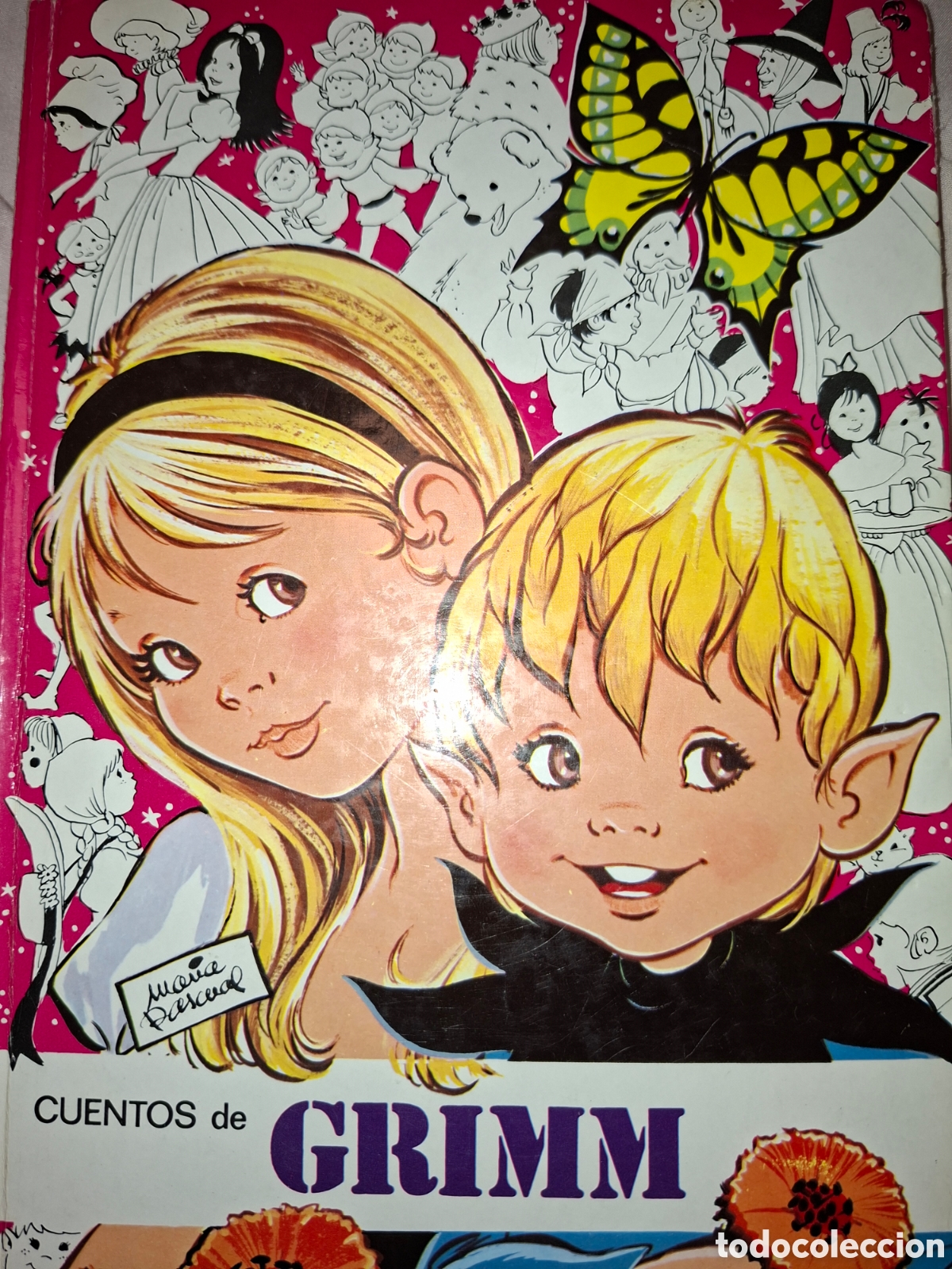 Libros de segunda mano: CUENTOS DE GRIMM. CUENTOS CL&Aacute;SICOS N&Uacute;MERO 1. EDICIONES TORAY. ILUSTRACIONES MAR&Iacute;A PASCUAL. CARTON&Eacute;.