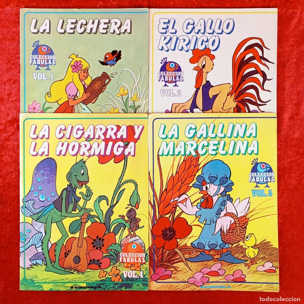 Libros de segunda mano: COLECCI&Oacute;N FABULAS - VOL 1, 2, 4 Y 5 - INTEREDICIONES - 1983 / 3181