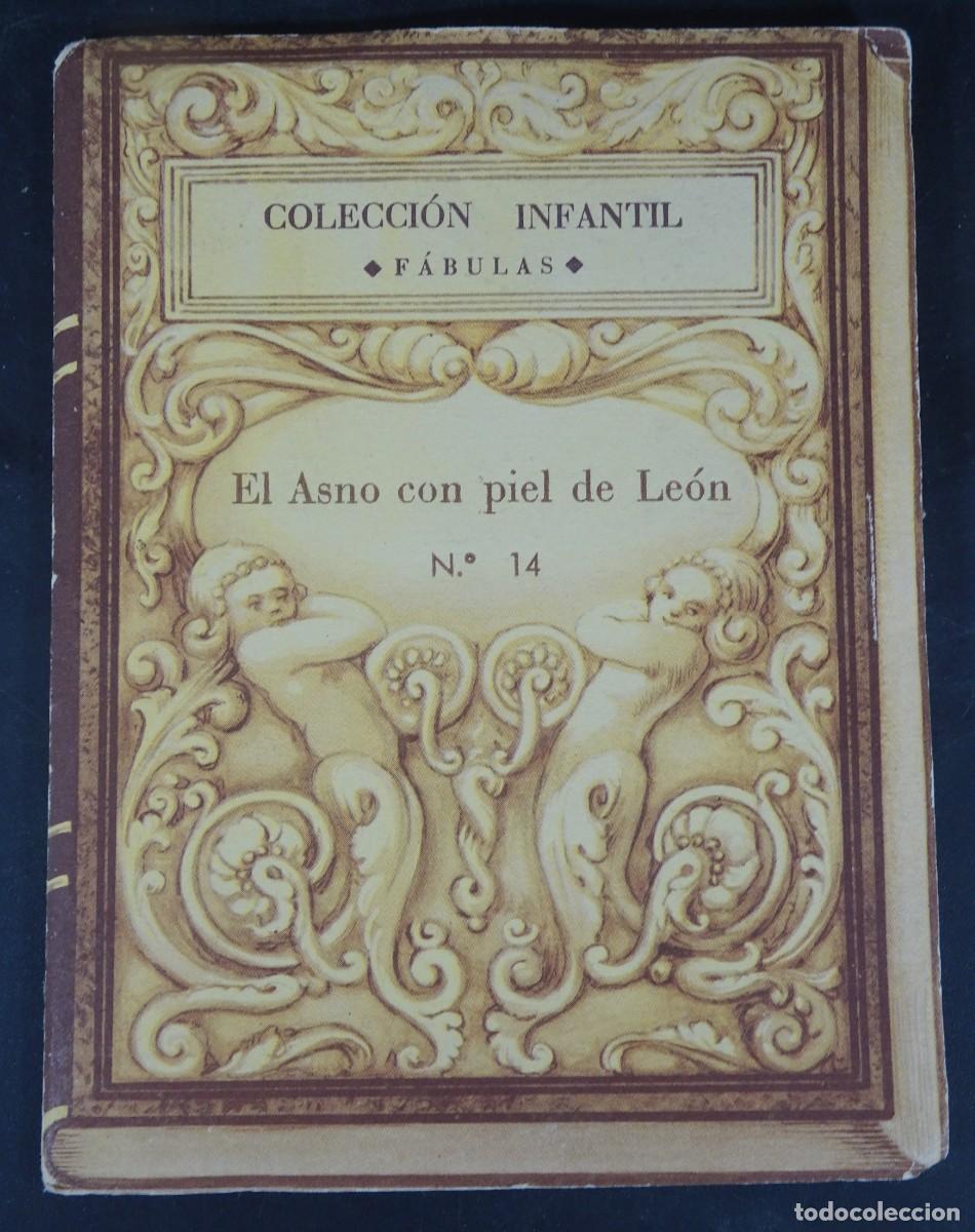 Second hand books: CUENTO DIORAMA, COLECCI&Oacute;N INFANTIL F&Aacute;BULAS, N&ordm; 14 EL ASNO CON PIEL DE LE&Oacute;N, VER FOTOS