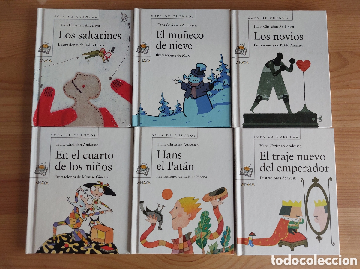 Libros de segunda mano: Estuche 6 premios nacionales ilustran Andersen