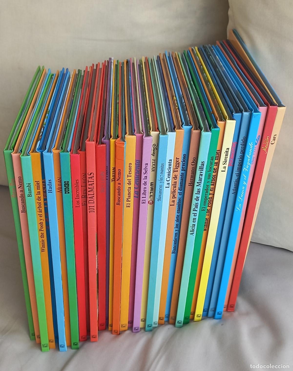 Libros de segunda mano: Lote de 34 cuentos. Disney. Club del Libro. Salvat.