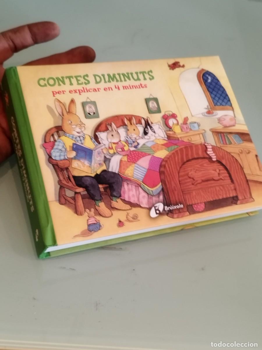 Libros de segunda mano: Libro infantil Contes diminuts per explicar en 4 minuts, editado por la editorial Bru&iacute;xola. Catal&aacute;n.