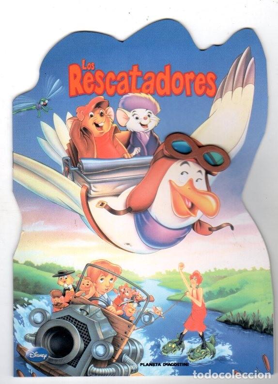 Gebrauchte B&uuml;cher: LOS RESCATADORES **** CUENTOS CL&Aacute;SICOS DISNEY *** CUENTO TROQUELADO Y MINIATURA