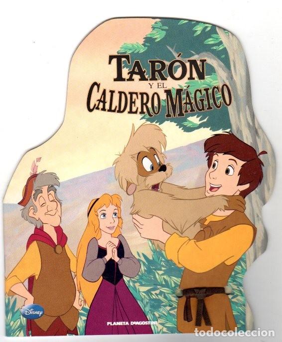 Libros de segunda mano: TAR&Oacute;N Y EL CALDERO M&Aacute;GICO **** CUENTOS CL&Aacute;SICOS DISNEY *** CUENTO TROQUELADO Y MINIATURA