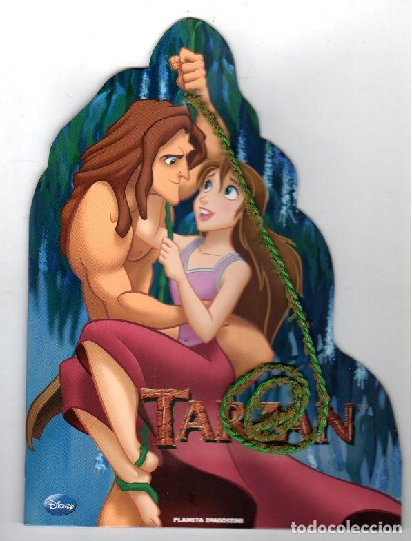 Libros de segunda mano: TARZAN **** CUENTOS CL&Aacute;SICOS DISNEY *** CUENTO TROQUELADO Y MINIATURA