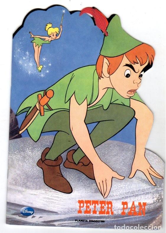 Libros de segunda mano: PETER PAN **** CUENTOS CL&Aacute;SICOS DISNEY *** CUENTO TROQUELADO Y MINIATURA