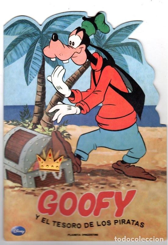 Libros de segunda mano: GOOFY Y EL TESORO DE LOS PIRATAS **** CUENTOS CL&Aacute;SICOS DISNEY *** CUENTO TROQUELADO Y MINIATURA
