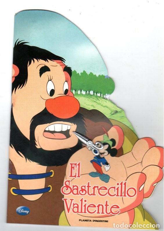 Libros de segunda mano: EL SASTRECILLO VALIENTE **** CUENTOS CL&Aacute;SICOS DISNEY *** CUENTO TROQUELADO Y MINIATURA