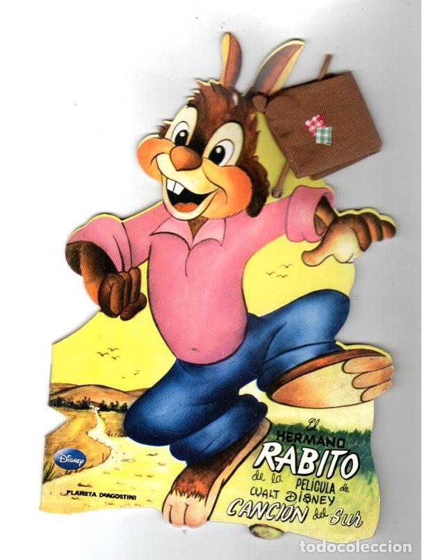 Libros de segunda mano: EL HERMANO RABITO **** CUENTOS CL&Aacute;SICOS DISNEY *** CUENTO TROQUELADO Y MINIATURA