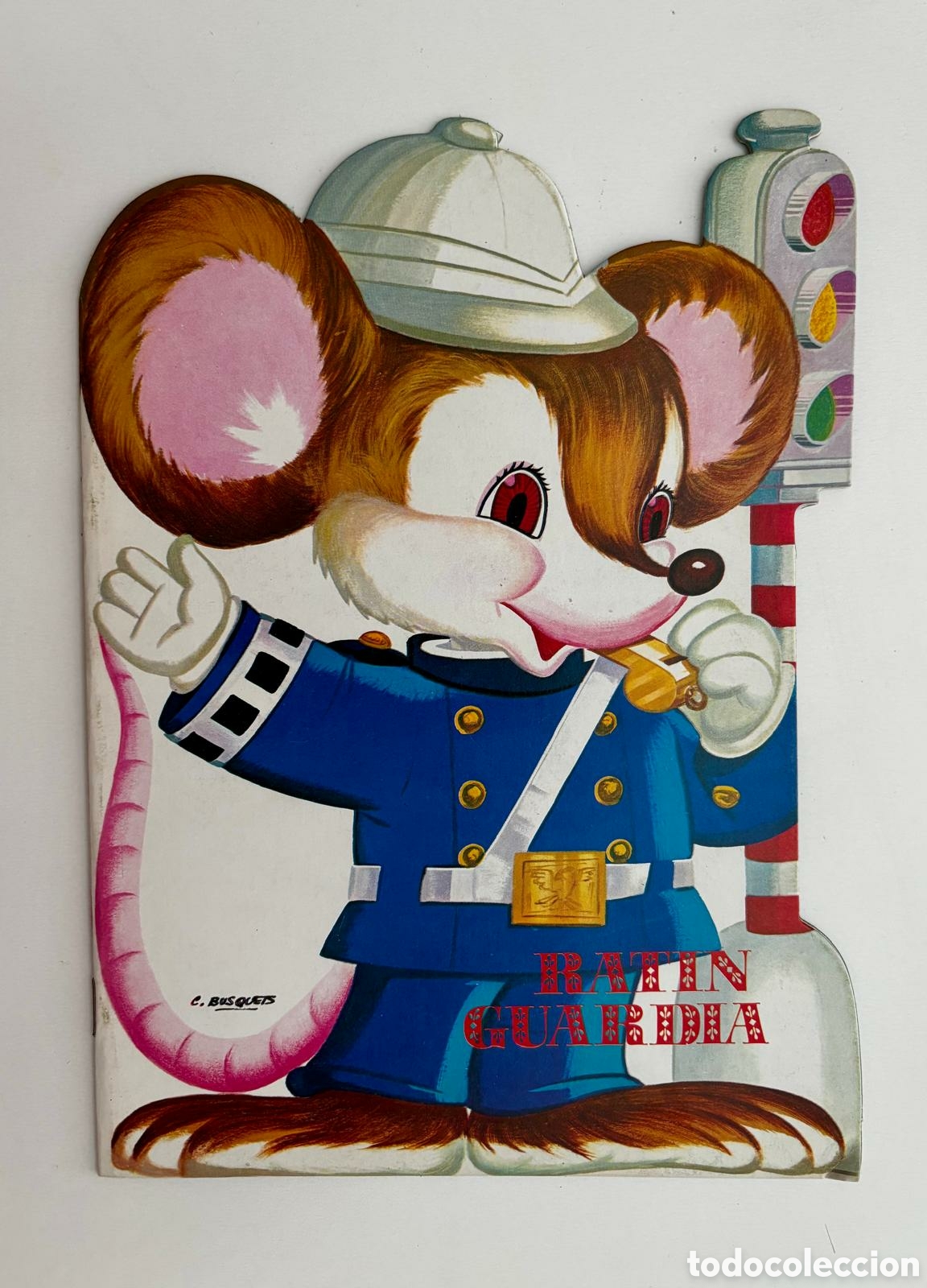 Libros de segunda mano: CUENTO troquelado RAT&Iacute;N GUARDIA 1976 ediciones SALDA&Ntilde;A H. Fournier NUEVO colecci&oacute;n dibujos