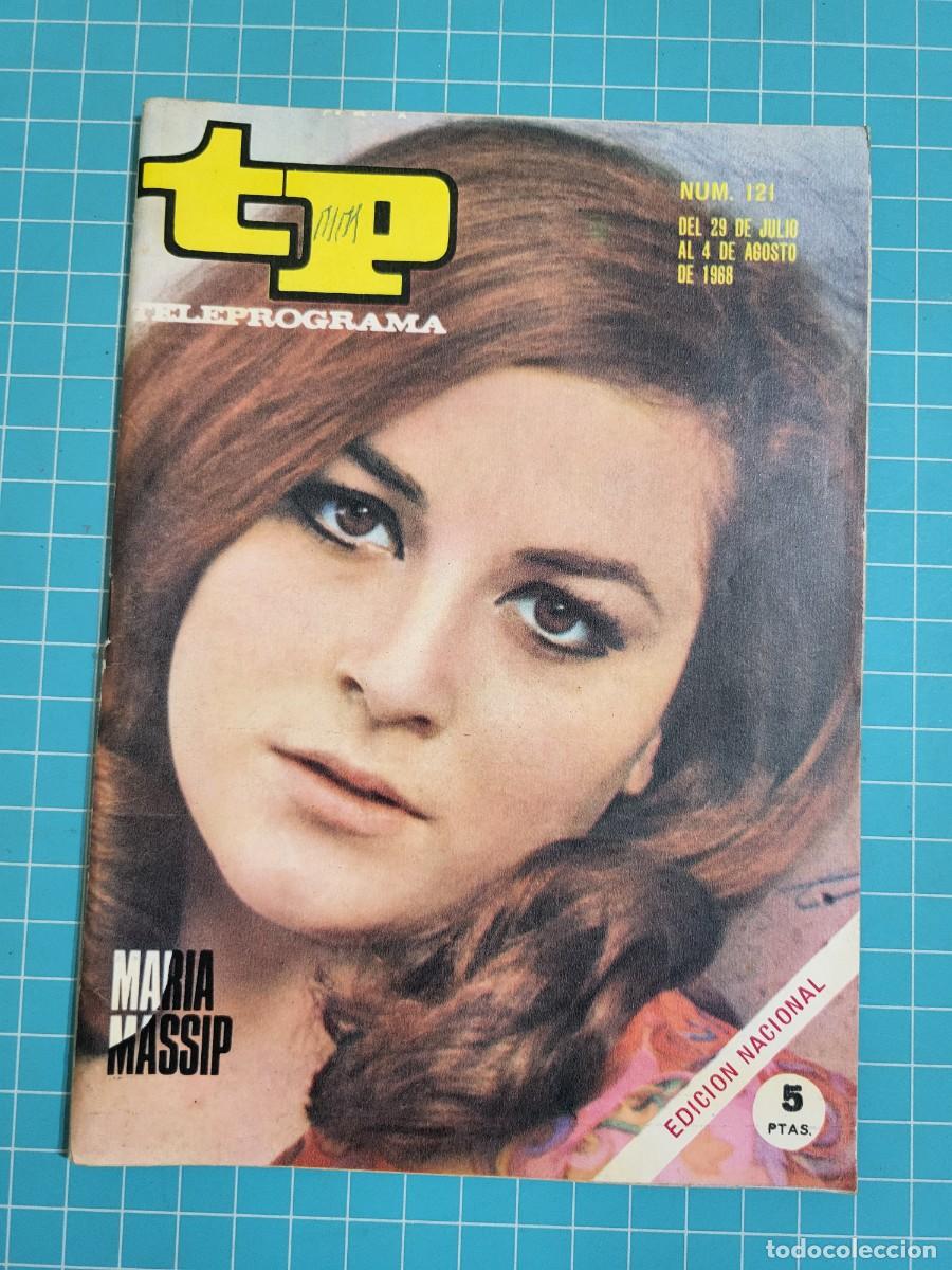 Libros de segunda mano: Teleprograma. N.&ordm; 121. Mar&iacute;a Masip, 1968. 4 bolsa 3 B.T.