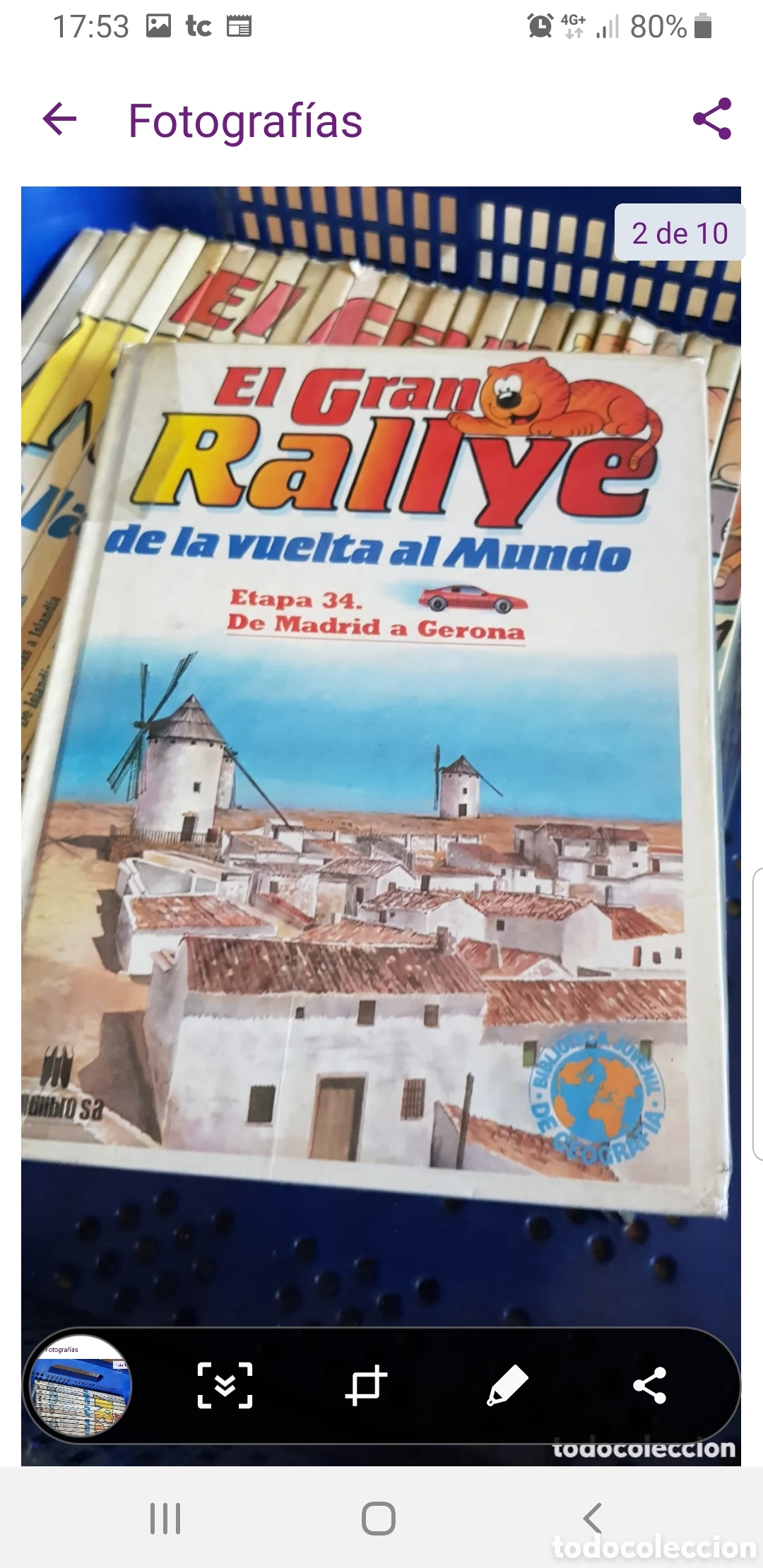 Libros de segunda mano: El gran Rallye de la vuelta al mundo - Foto 2