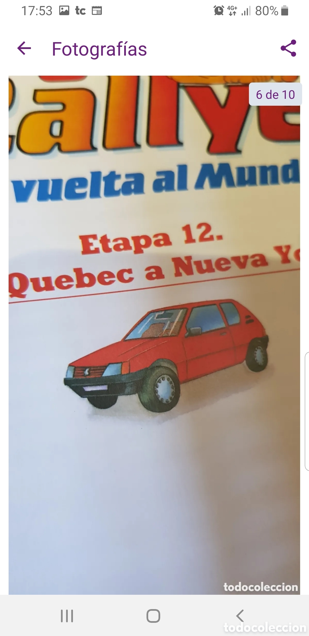 Libros de segunda mano: El gran Rallye de la vuelta al mundo - Foto 6