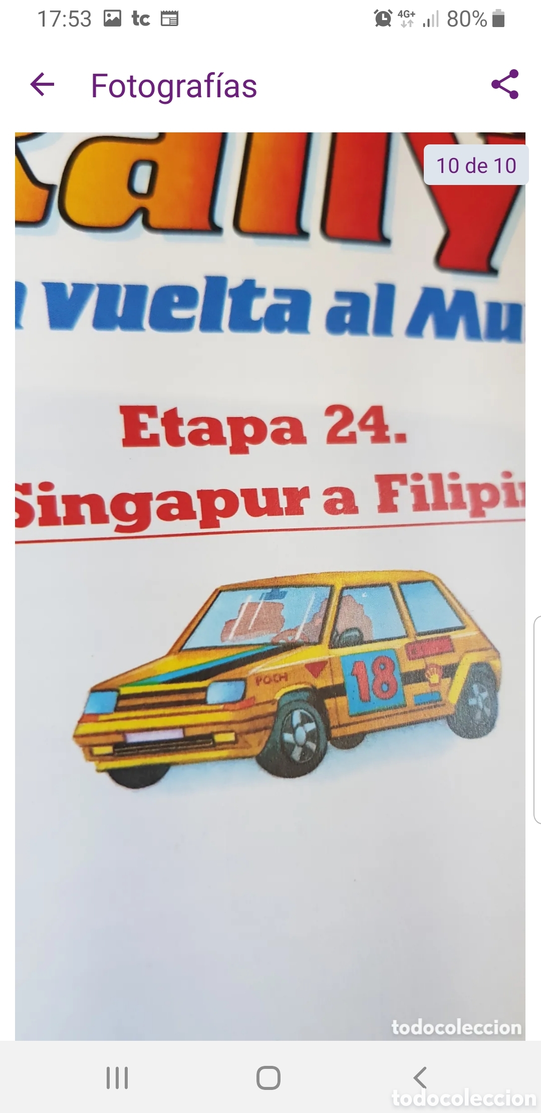 Libros de segunda mano: El gran Rallye de la vuelta al mundo - Foto 10