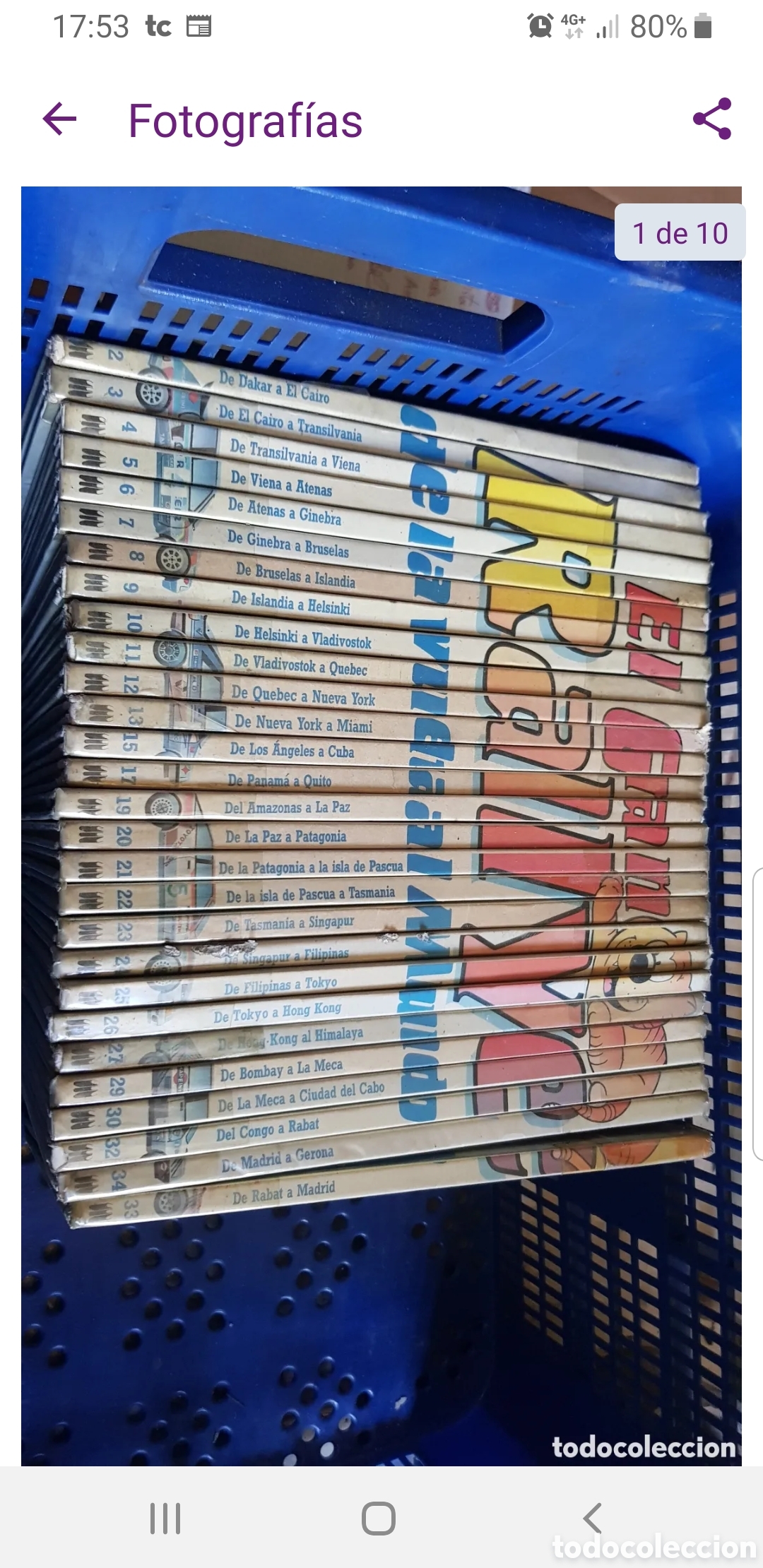 Libros de segunda mano: El gran Rallye de la vuelta al mundo