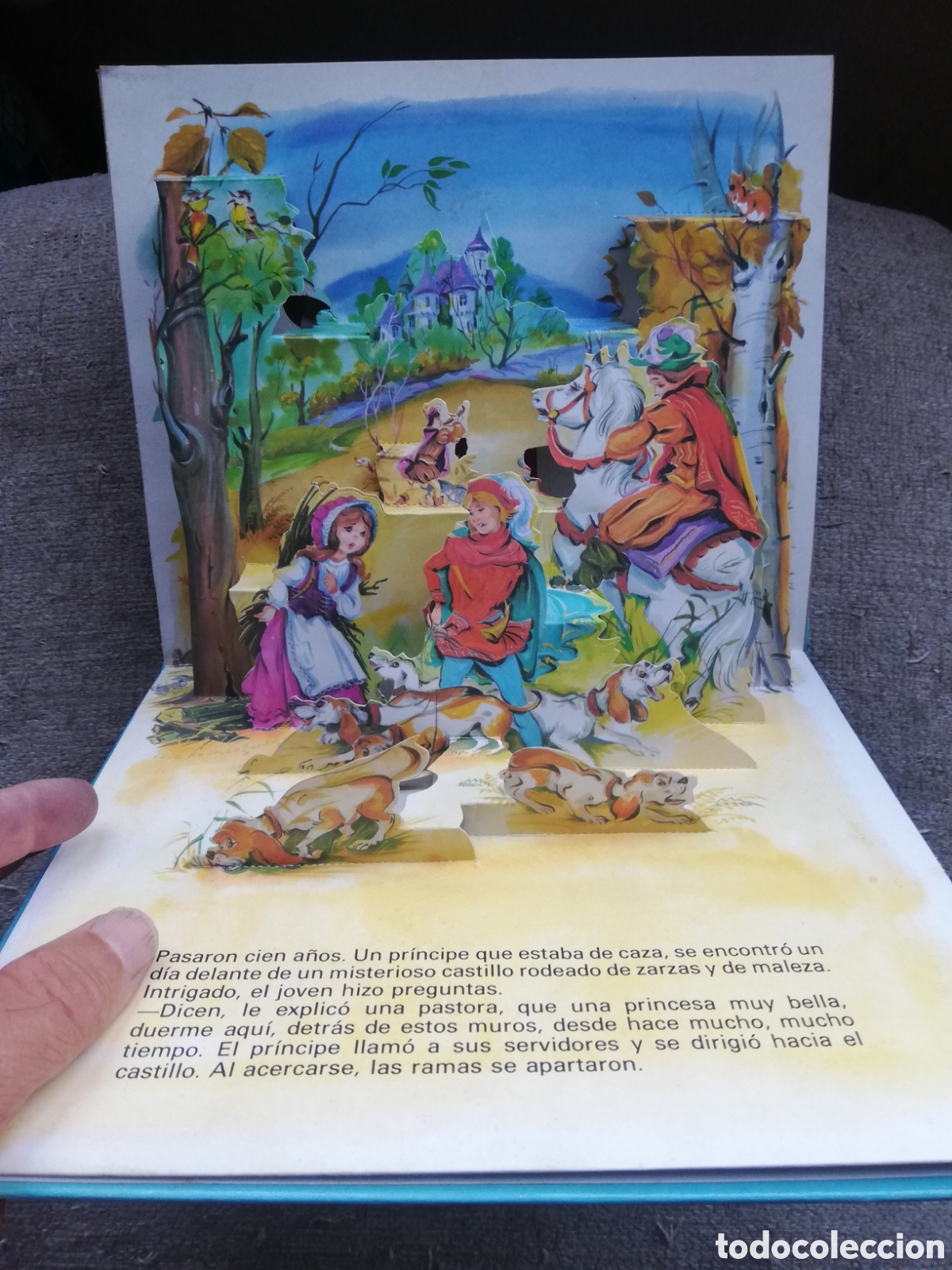 Libros de segunda mano: La bella durmiente del bosque. Cuento Pop-Up. Editorial Hemma - Foto 5