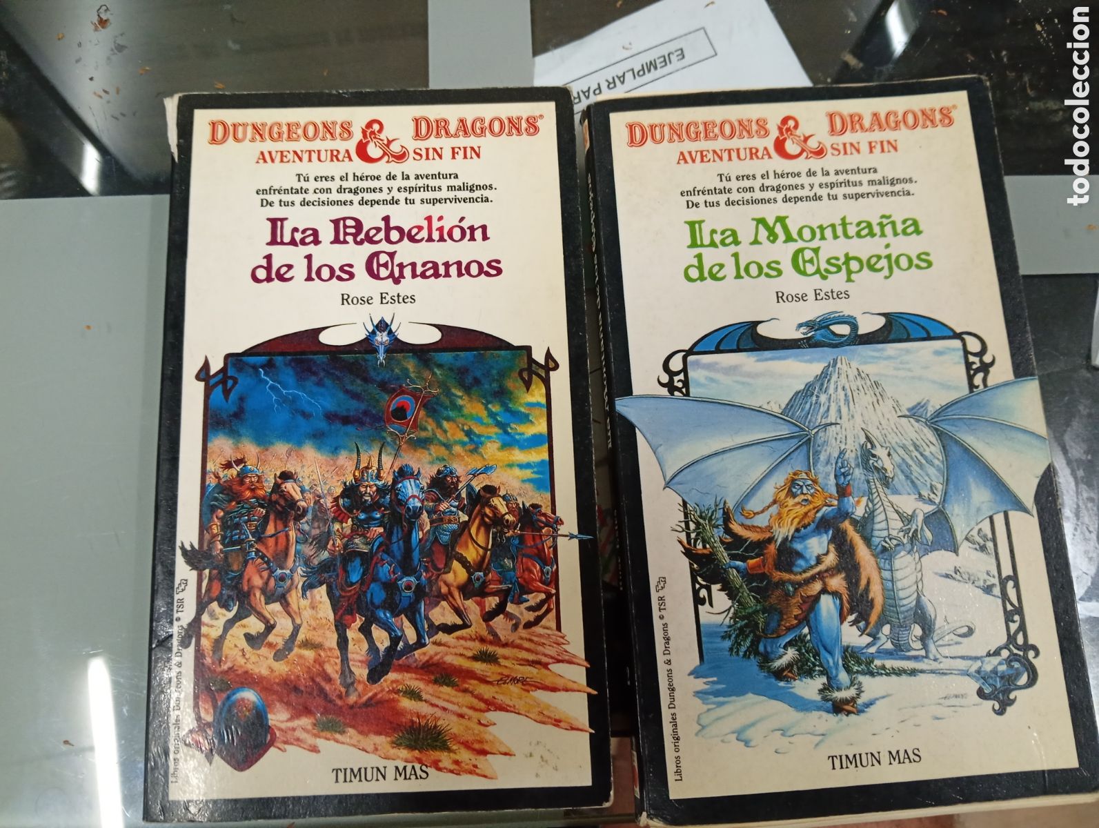 Libros de segunda mano: Dungeons dragons ,la rebeli&oacute;n ...,la monta&ntilde;a