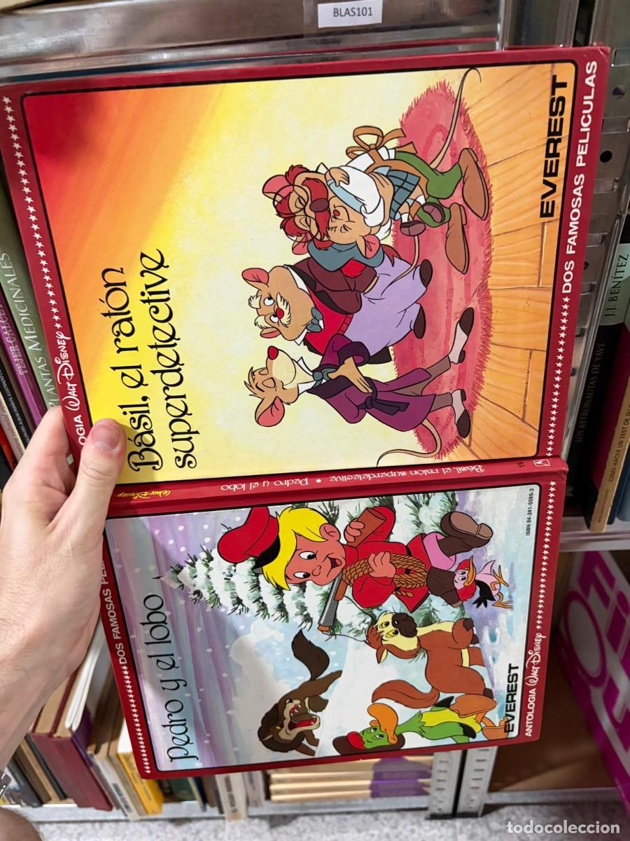 Libros de segunda mano: BLAS101 Walt Disney Basil, el rat&oacute;n superdetective - pedro y el lobo