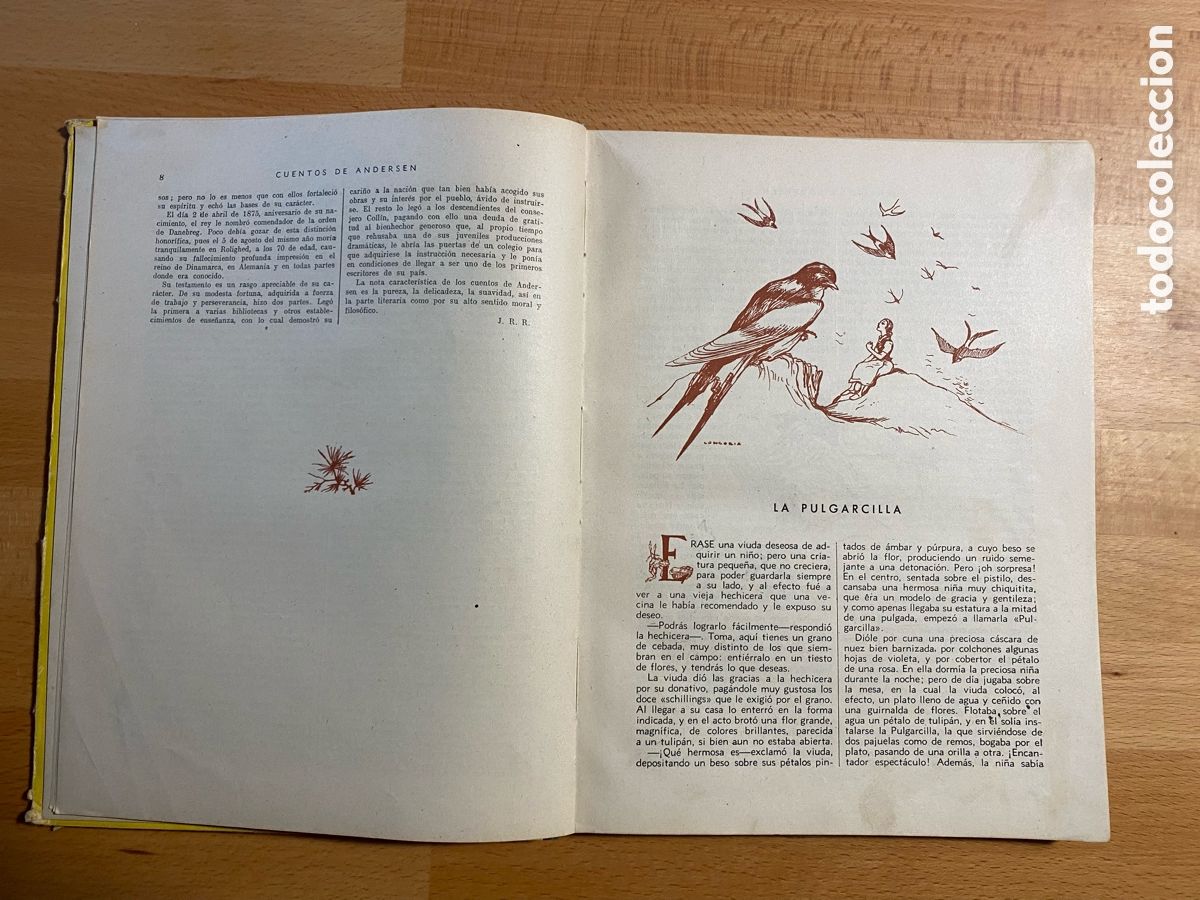 Libros de segunda mano: Cuentos de Andersen. Dibujos de Longoria. Ed. Maucci. 194? - Foto 3