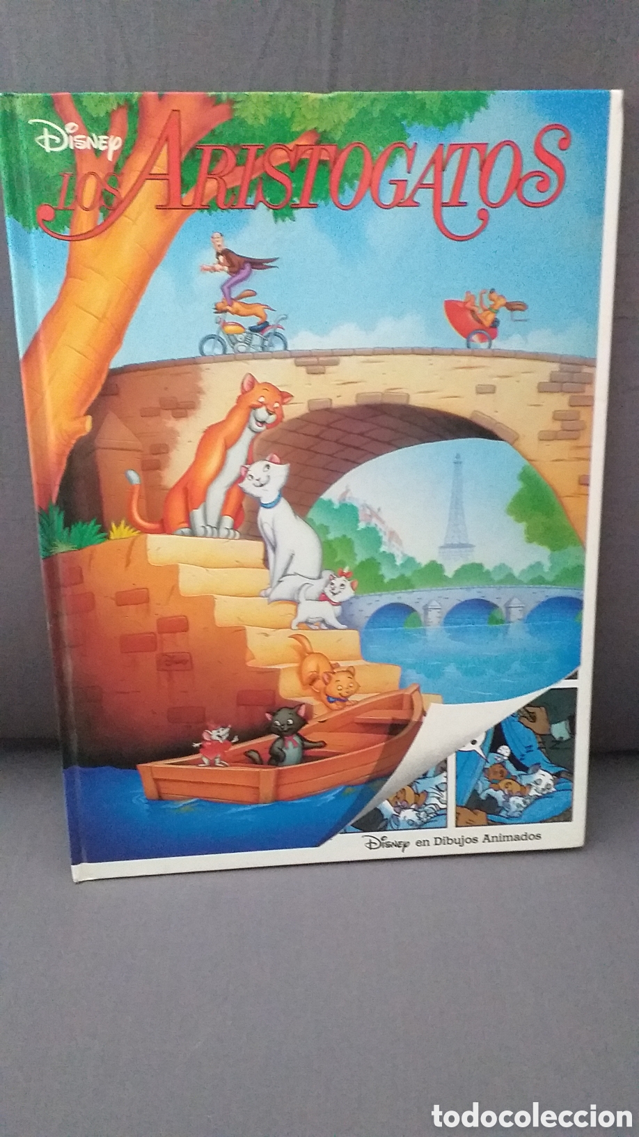 Libros de segunda mano: LOS ARISTOGATOS, Disney. En dibujos animados, tipo c&oacute;mic. A&ntilde;o 1994. Tapa dura.