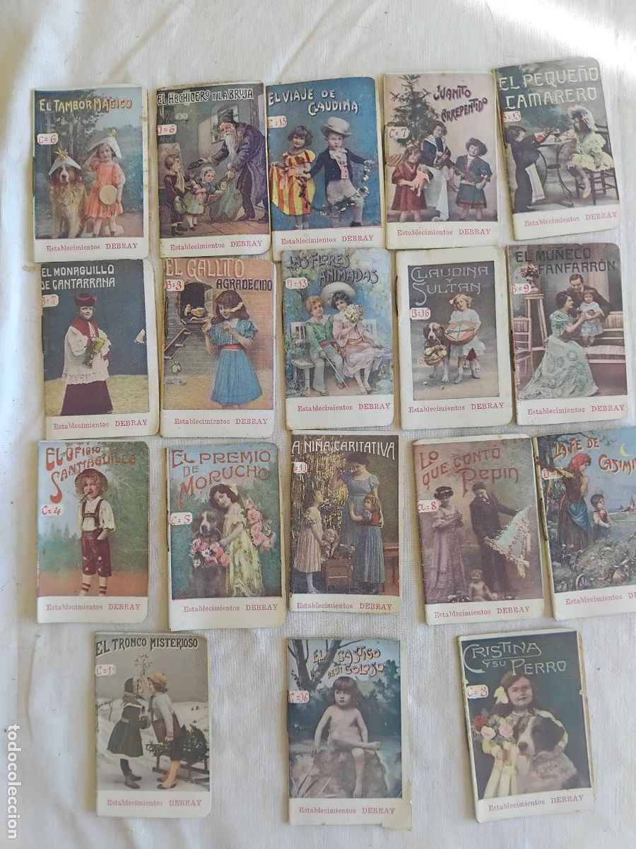 Libros de segunda mano: 18 CUENTOS INFANTILES ESTABLECIMIENTOS DEBRAY. CAFES DEBRAY. GASSO HNOS.