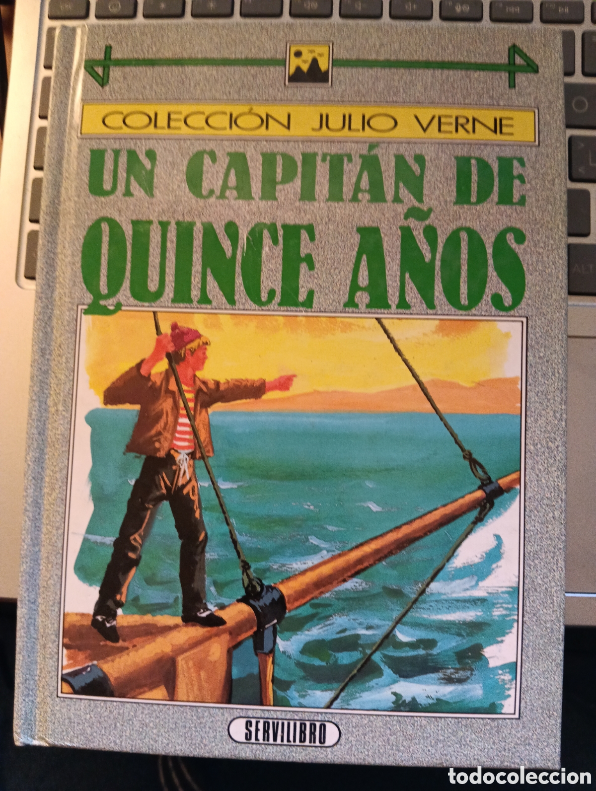 Libros de segunda mano: Un capit&aacute;n de quince a&ntilde;os, Colecci&oacute;n Julio Verne, Servilibro