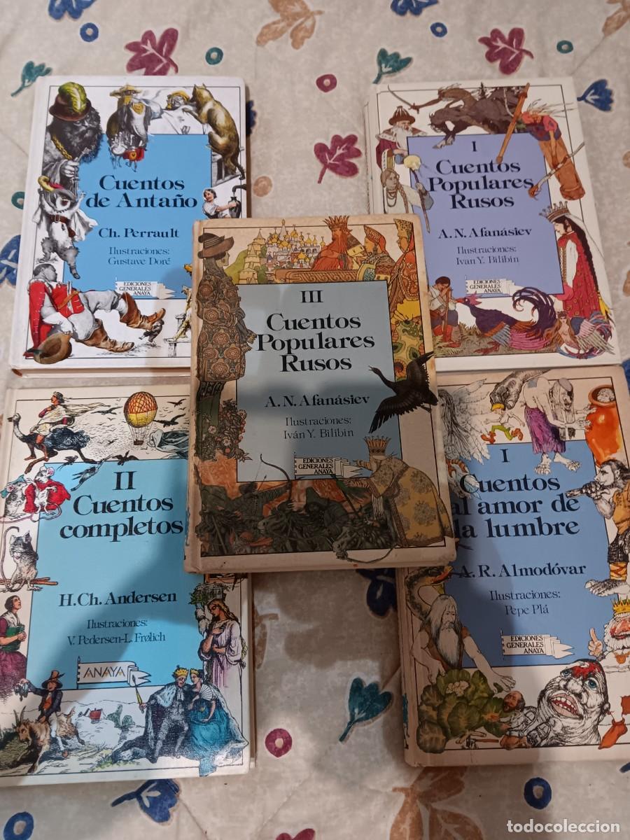 Libros de segunda mano: Lote Laurin Anaya 5 libros de cuentos