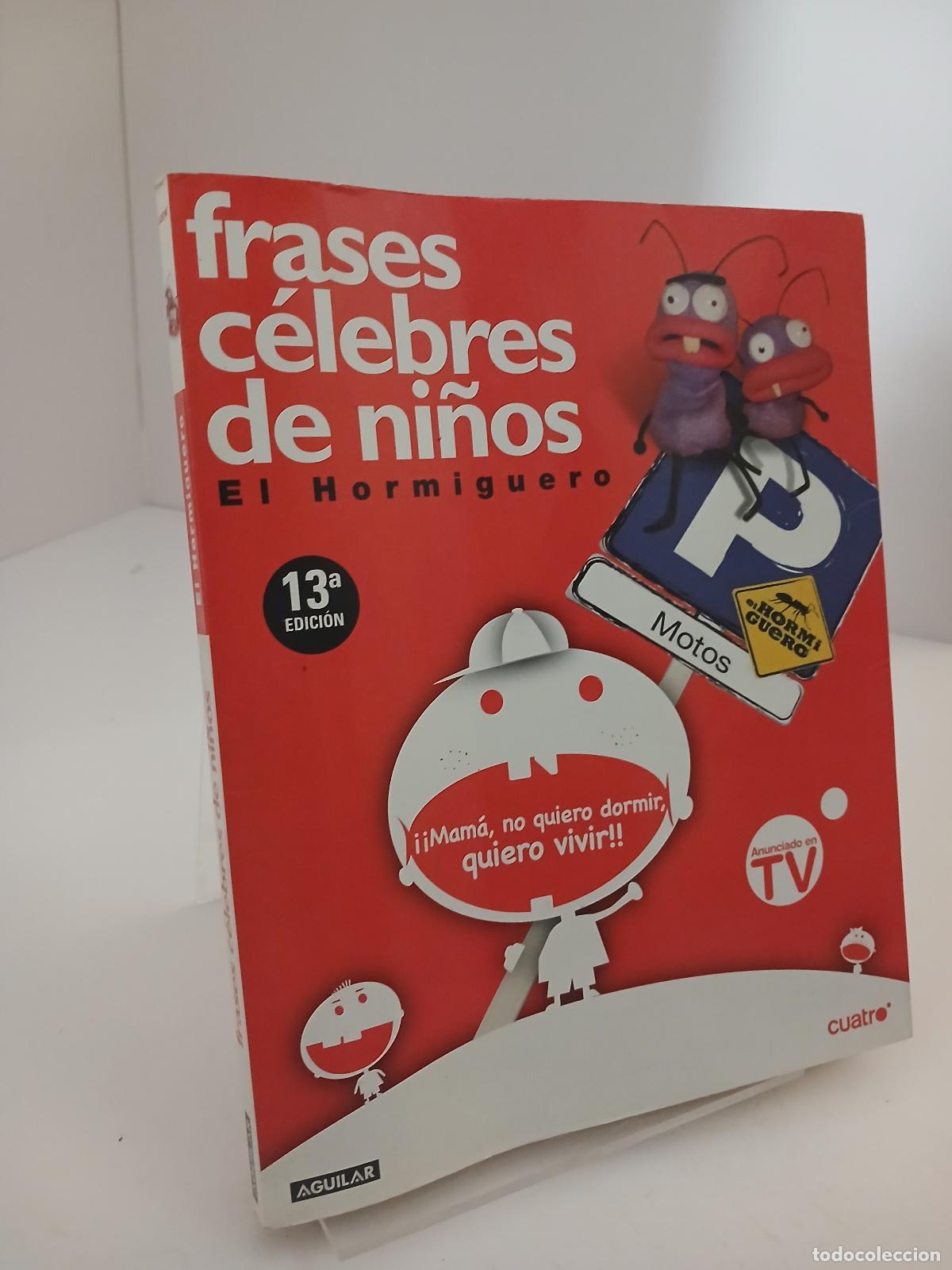 Libros de segunda mano: Frases c&eacute;lebres de ni&ntilde;os - Pablo Motos